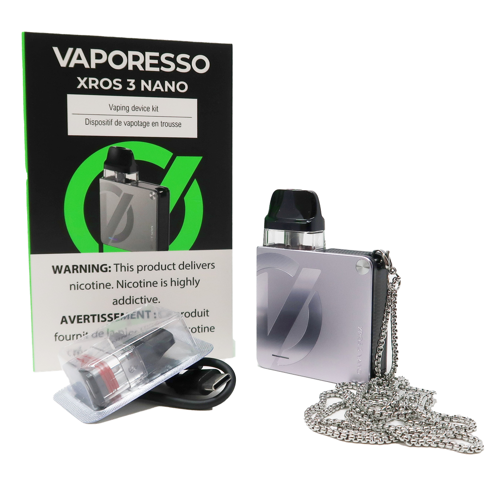 Vaporesso - XROS 3 Nano Kit, Cold Turkey Vape Shop