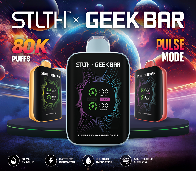 STLTH X GEEK BAR 80K Disposable Vapes Review