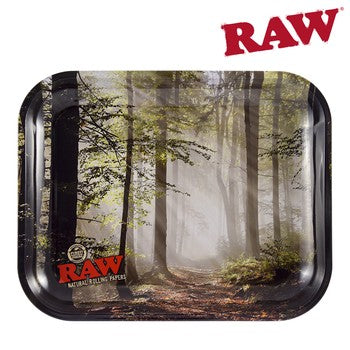 Raw - Smokey Trees Rolling Tray - LRG