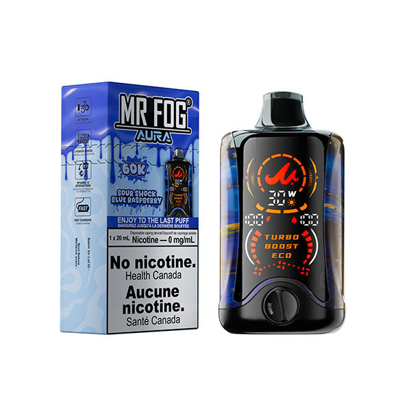 Mr Fog AURA - Sour Shock Blue Raspberry [MB]
