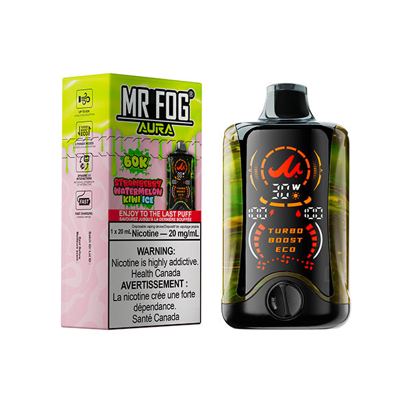 Mr Fog AURA - Strawberry Watermelon Kiwi Ice [MB]
