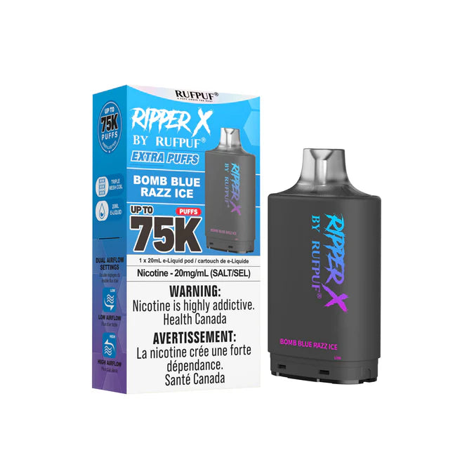 RufPuf Ripper X 75K - Bomb Blue Razz [MB]