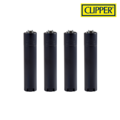 Matte Black Clipper Refillable Lighter