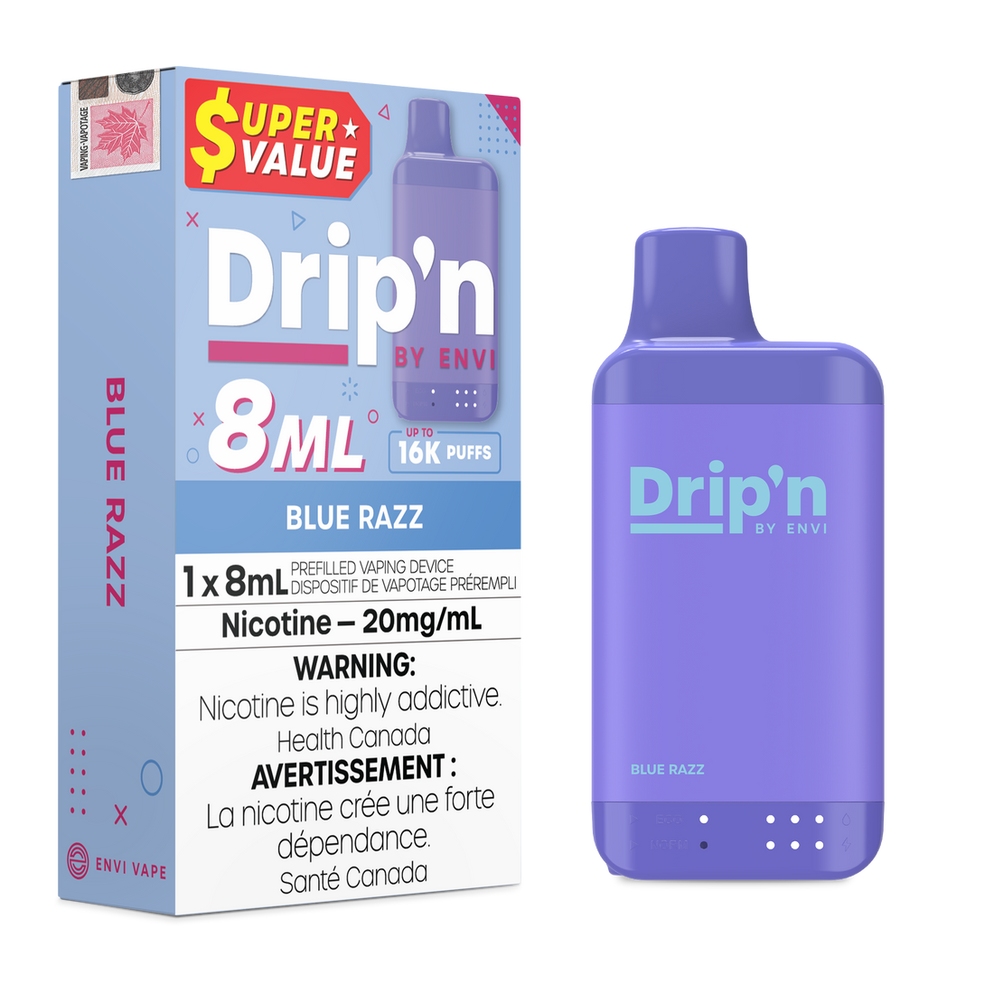 Drip'n 8ML - Blue Razz [MB]