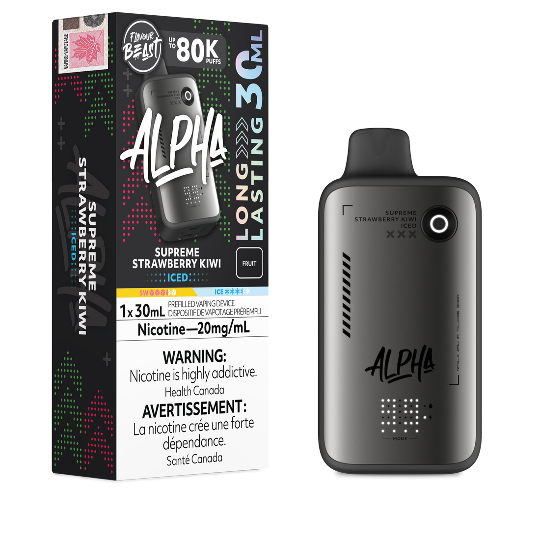 Flavour Beast Alpha - Supreme Strawberry Kiwi Iced