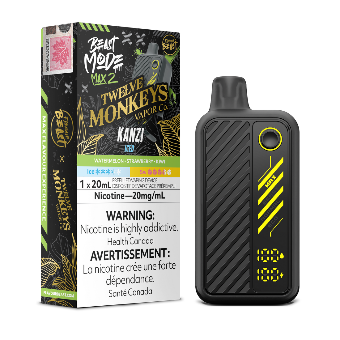 Flavour Beast Beast Mode Max 2 - Kanzi Iced [MB]