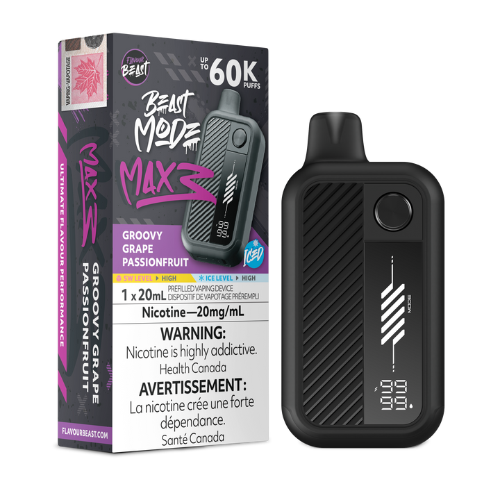 Flavour Beast Beast Mode Max 3 - Groovy Grape Passionfruit