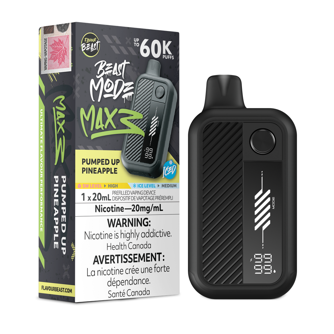 Flavour Beast Beast Mode Max 3 - Pumped Up Pineapple