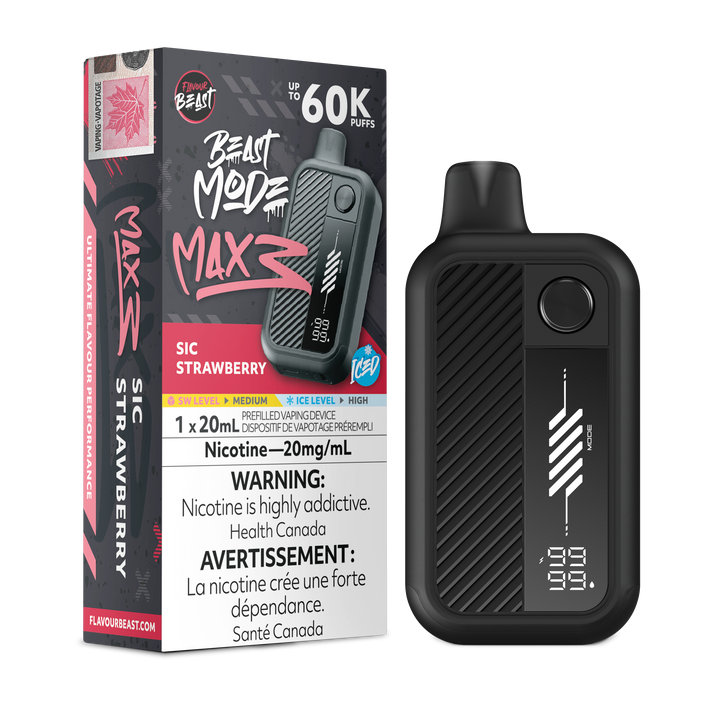 Flavour Beast Beast Mode Max 3 - Sic Strawberry