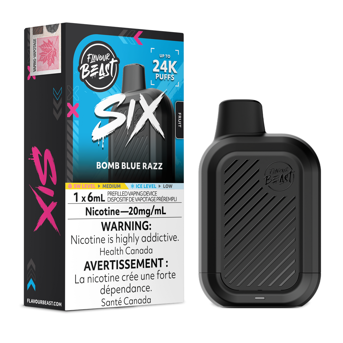Flavour Beast SIX - Bomb Blue Razz