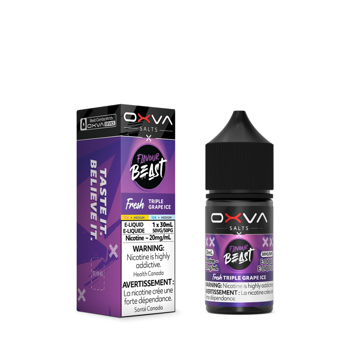 Flavour Beast x OXVA E-Liquid - Triple Grape Ice