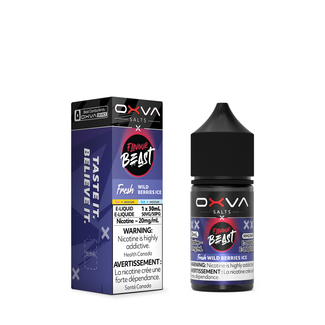 Flavour Beast x OXVA E-Liquid - Wild Berries Ice