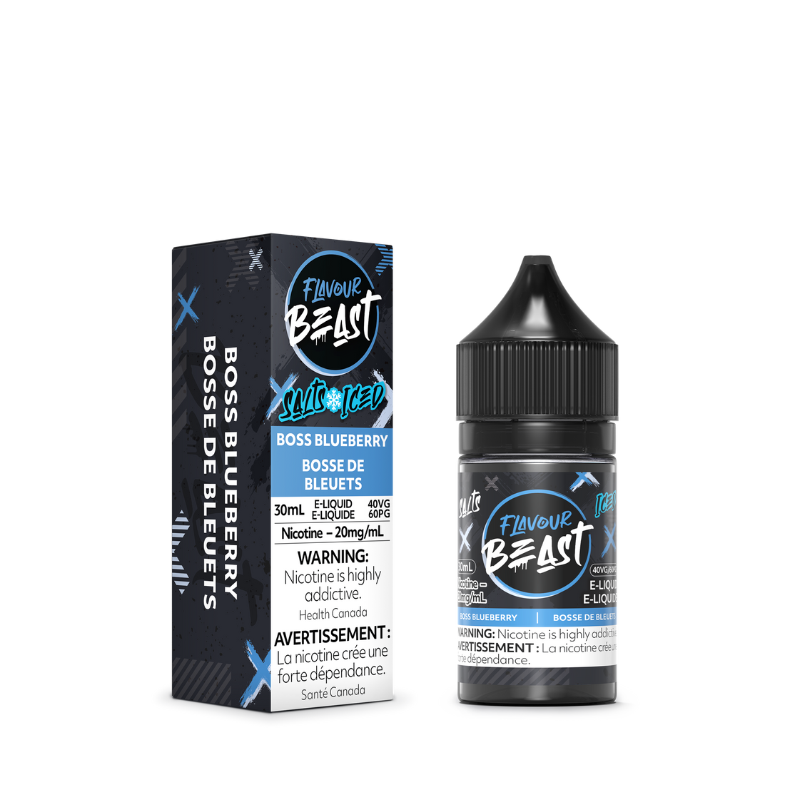 Flavour Beast E-Liquid - Boss Blueberry Iced [MB]
