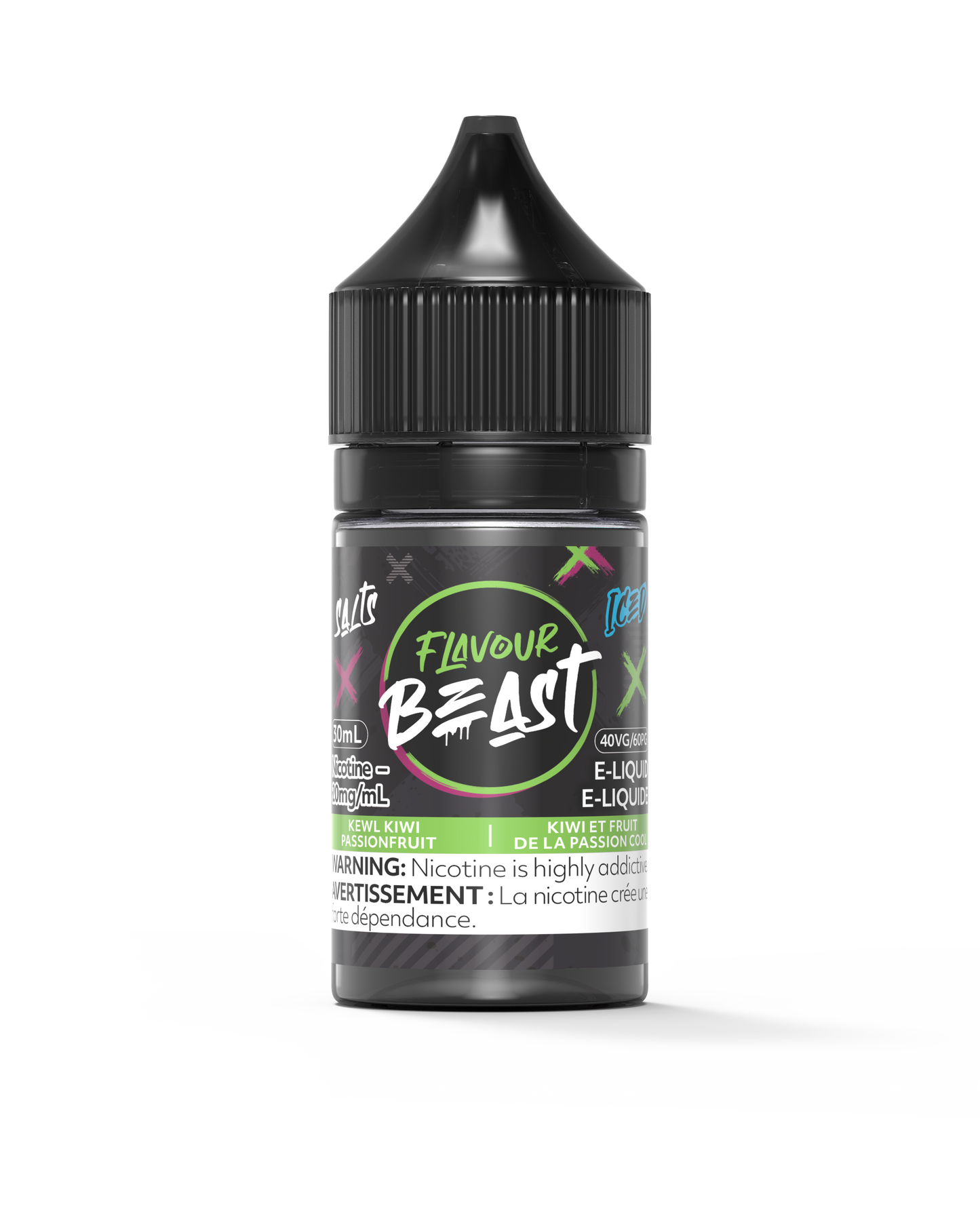 Flavour Beast E-Liquid - Kewl Kiwi Passionfruit Iced