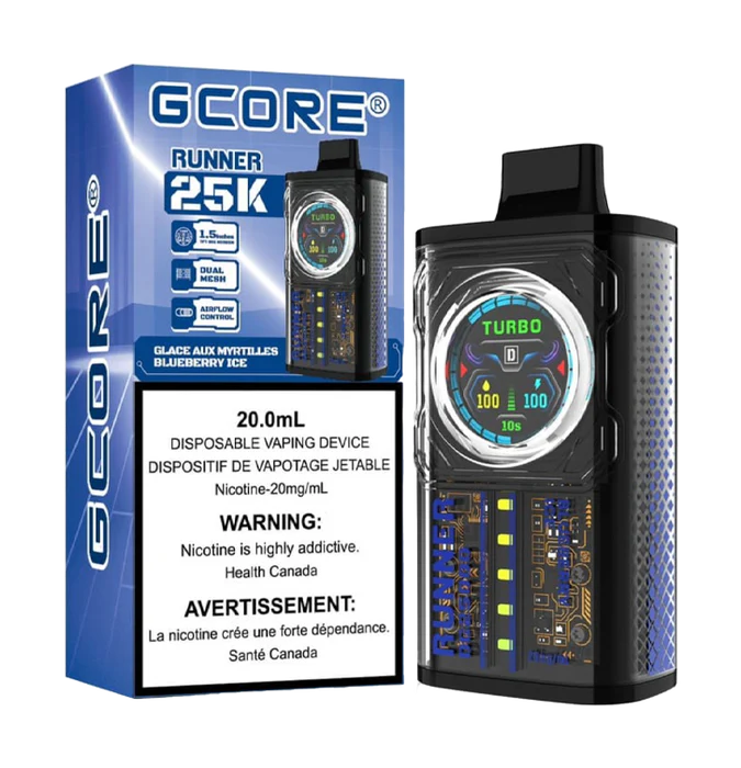 G Core Blue Razz GCore Canada | Cold Turkey Vape Shop | Premium Vape Brands
