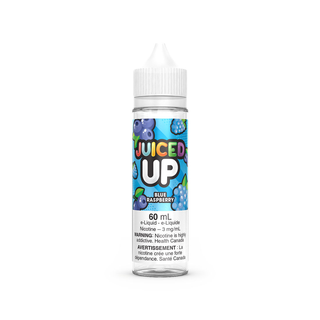 Blue Raspberry Vape Nicotine Juiced Up - Blue Raspberry | Cold Turkey Vape Shop | Freebase Nicotine