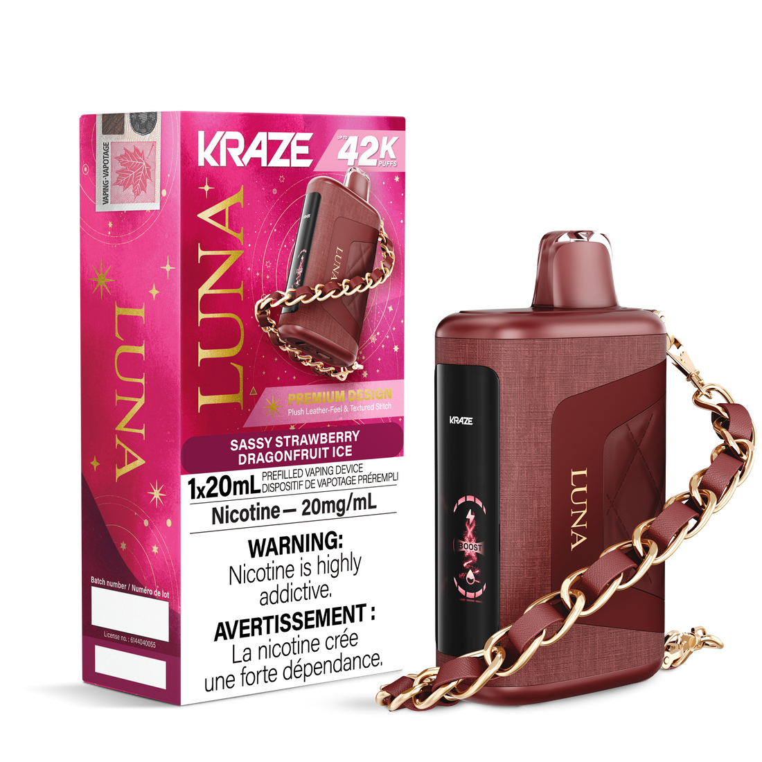 Kraze Luna - Sassy Strawberry Dragonfruit Ice [MB]