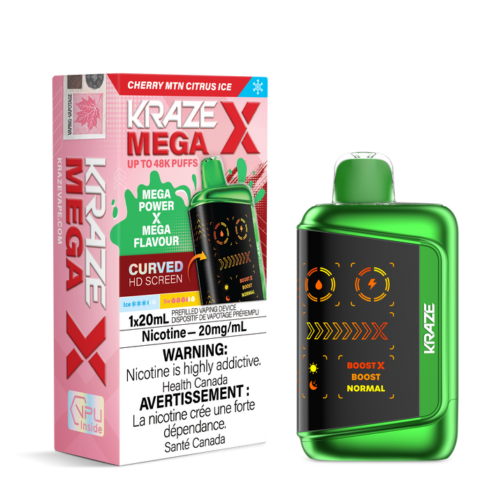 Kraze Mega X - Cherry MTN Citrus Ice