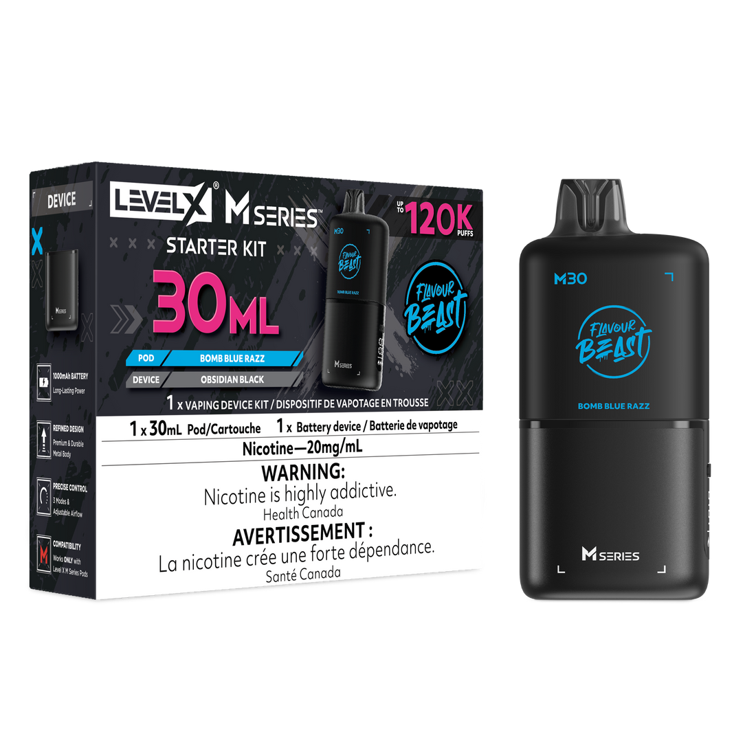 Level X M Starter Kit - Bomb Blue Razz