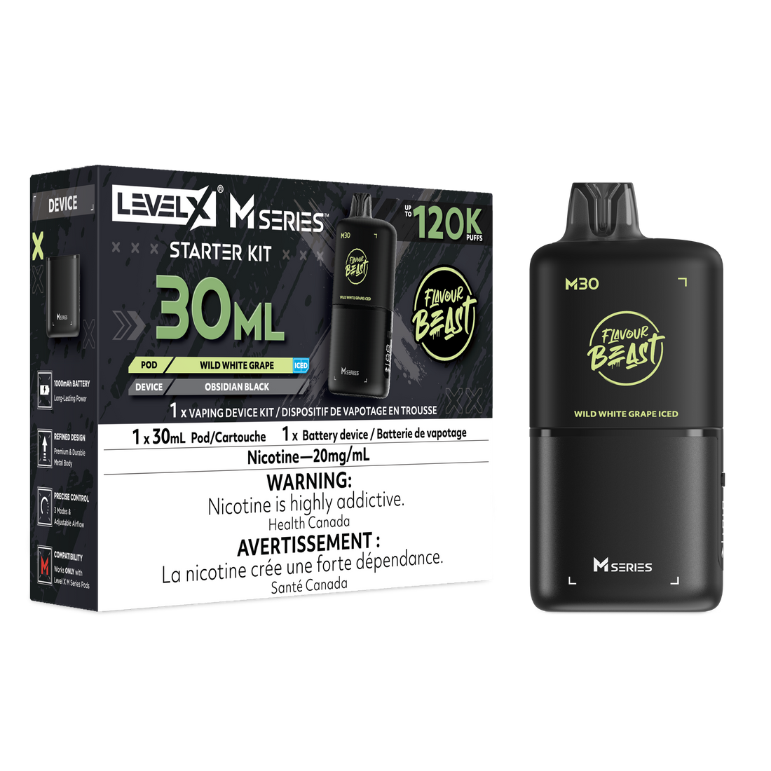 Level X M Starter Kit - Wild White Grape Iced