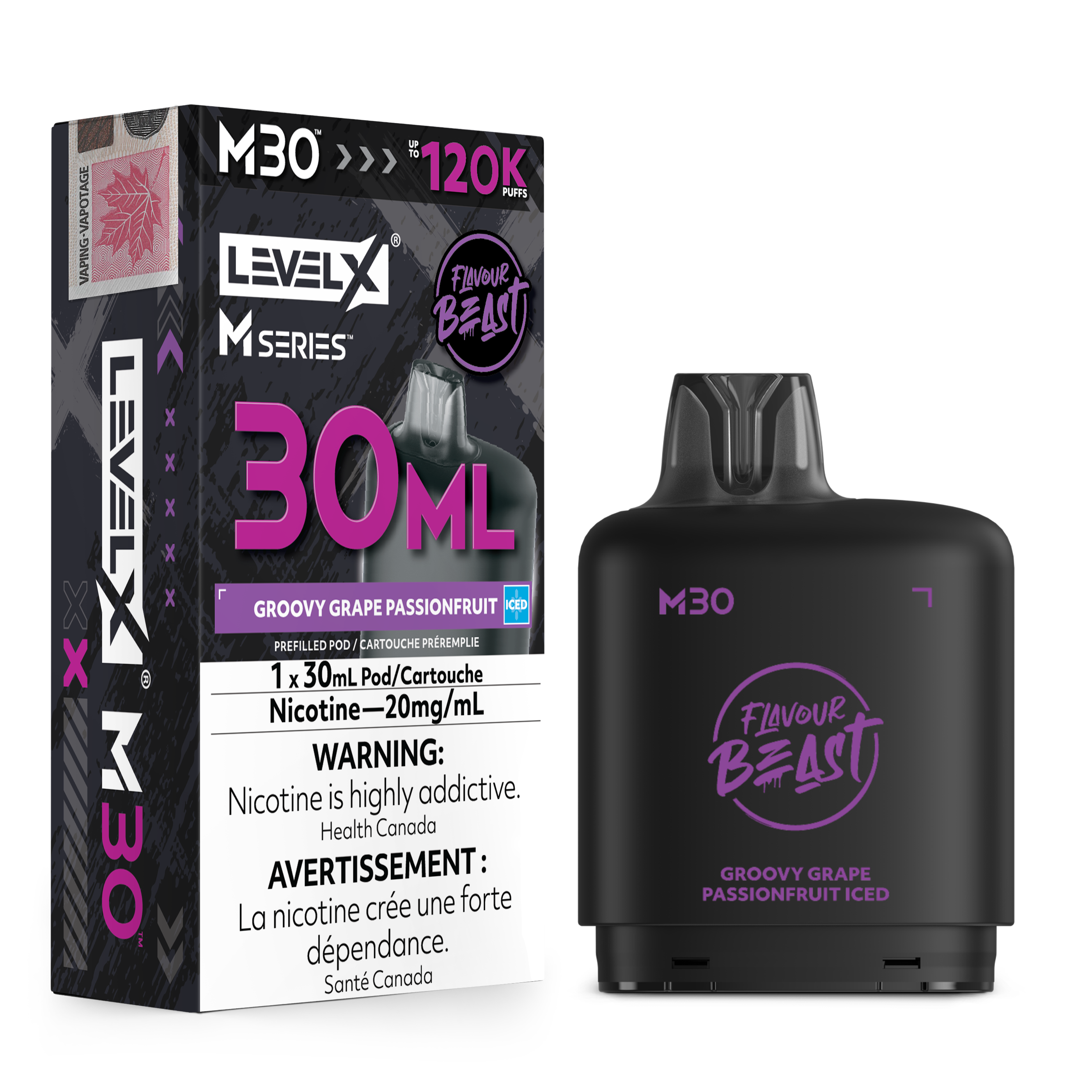 Level X M - Groovy Grape Passionfruit Iced