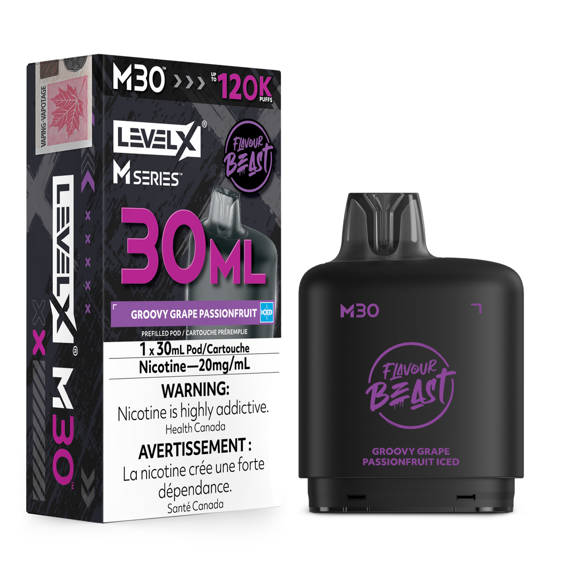 Level X M - Groovy Grape Passionfruit Iced