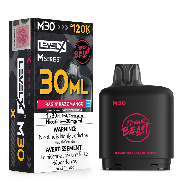 Level X M - Ragin' Razz Mango Iced