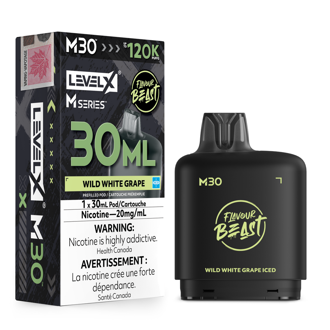 Level X M - Wild White Grape Iced