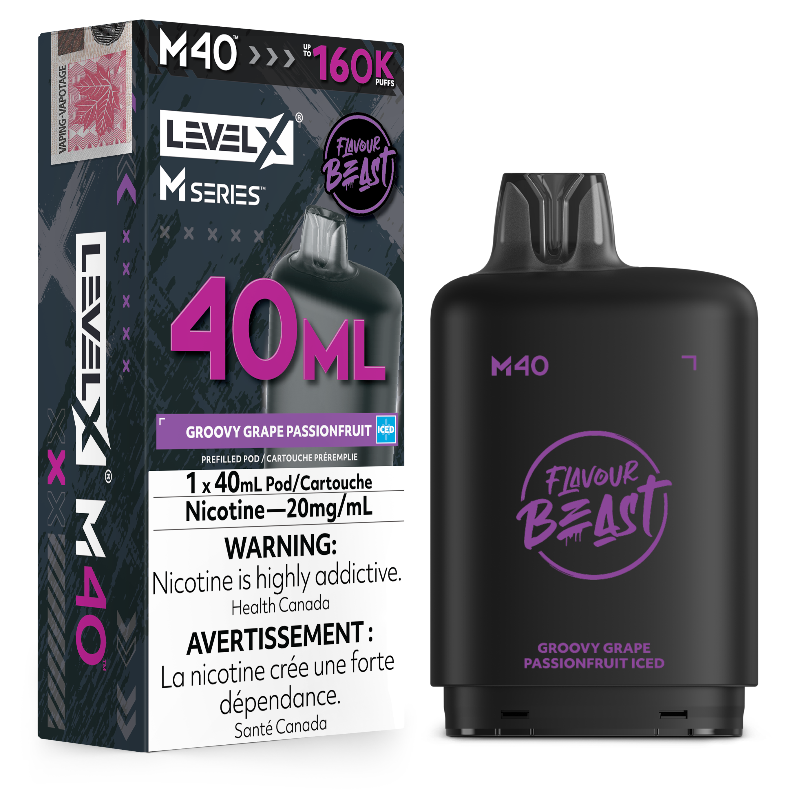Level X M - Groovy Grape Passionfruit Iced