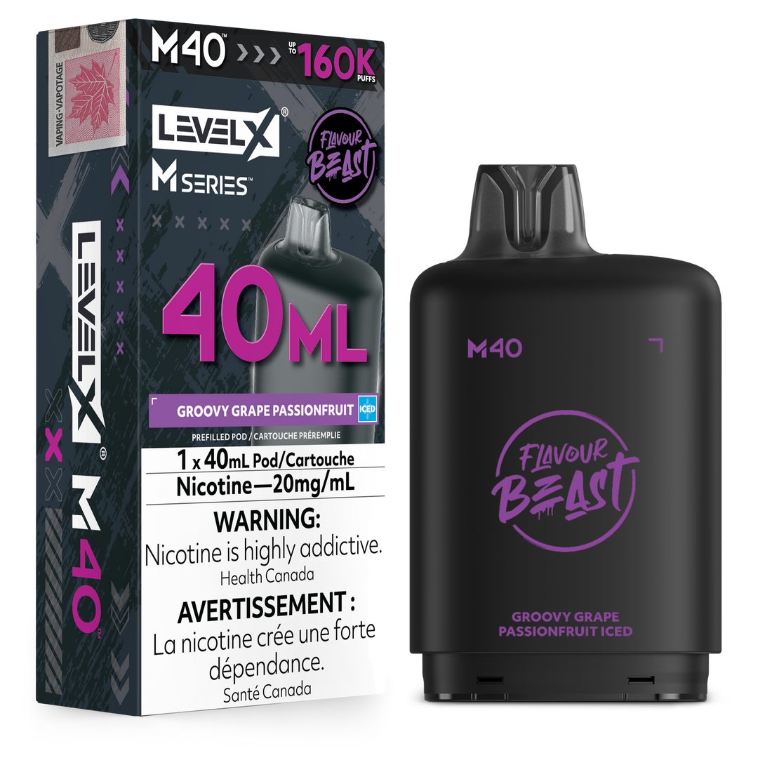 Level X M - Groovy Grape Passionfruit Iced