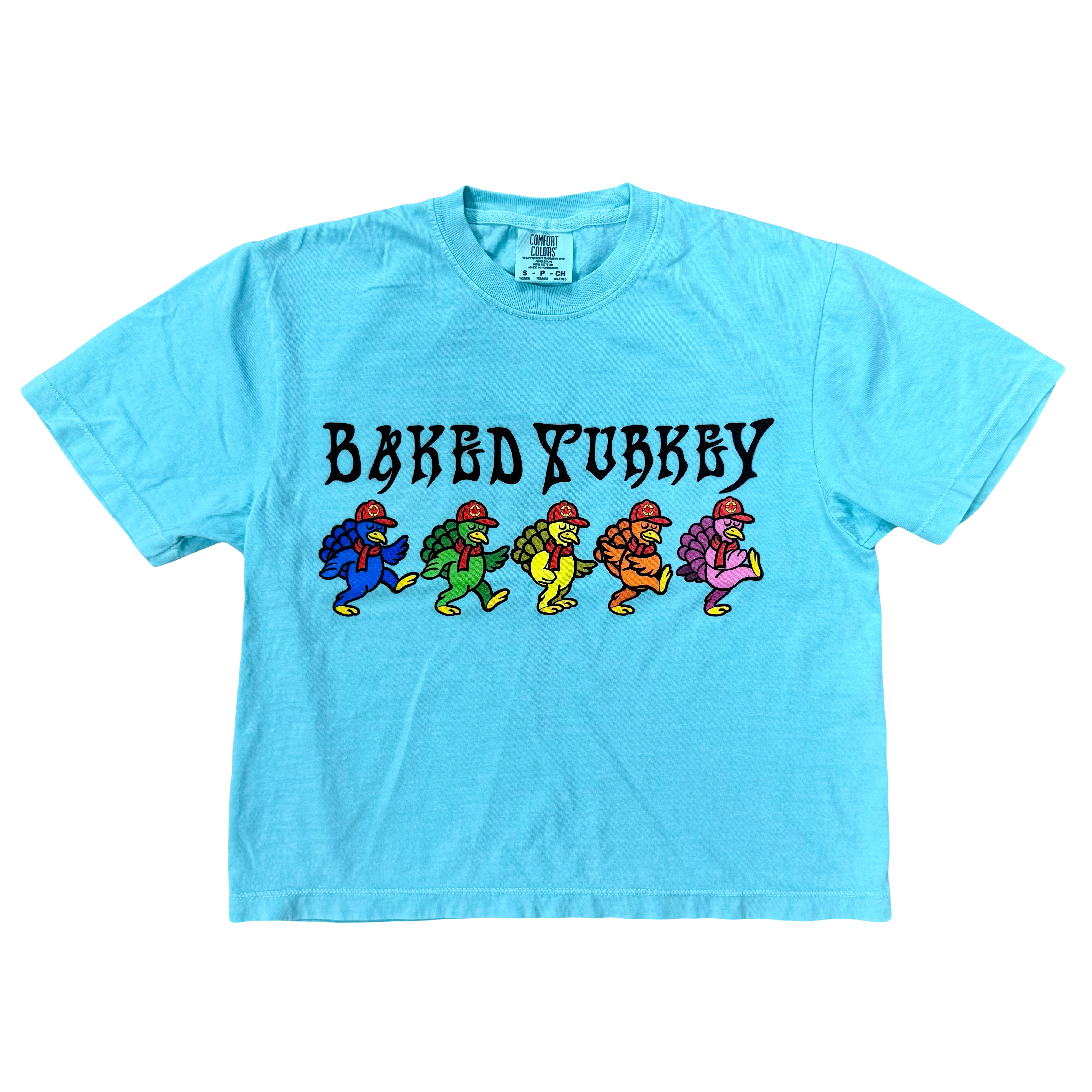 Baked Goods - Mint Dancing Turkeys - Women's
