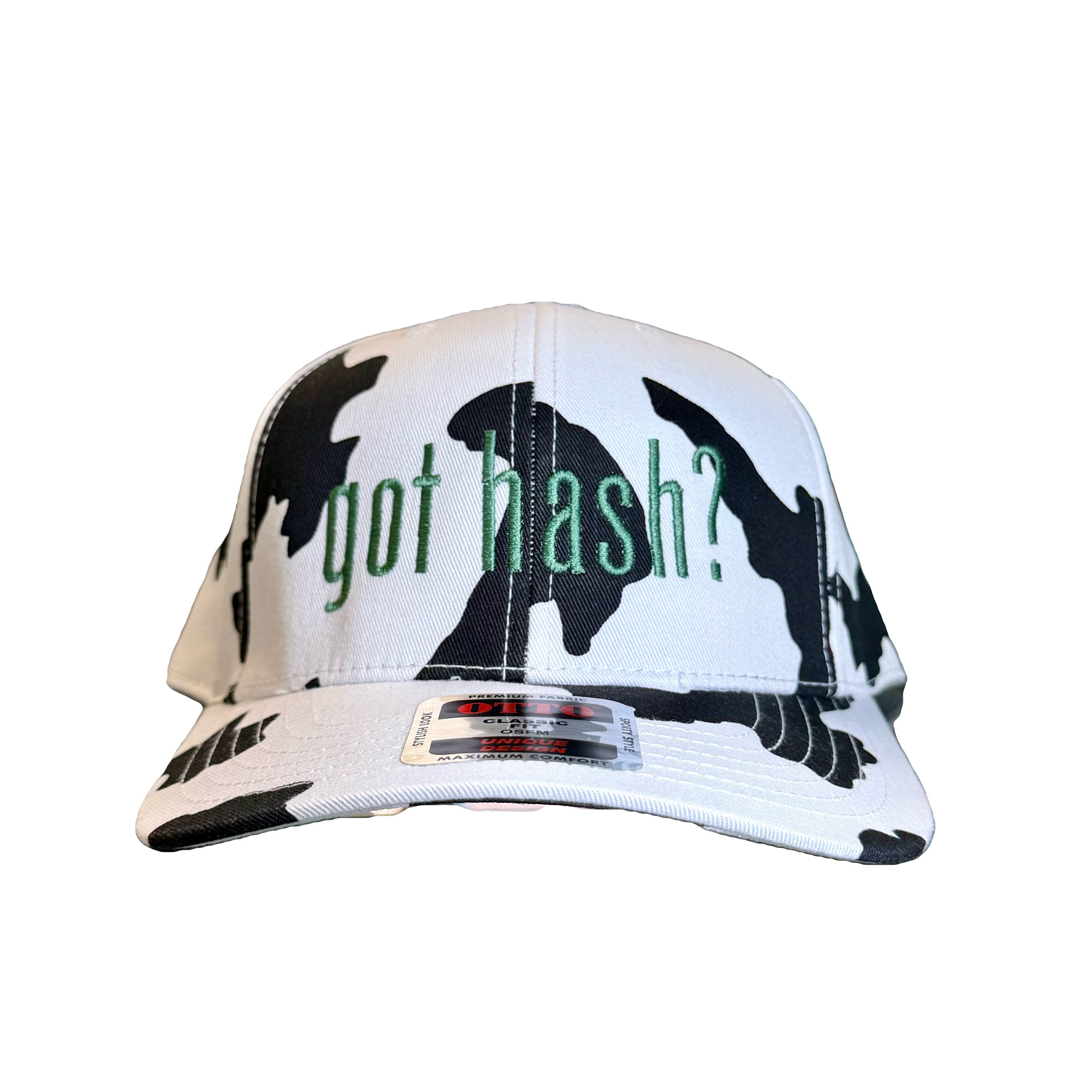 Baked Goods - "Got Hash?" Cow Print Hat