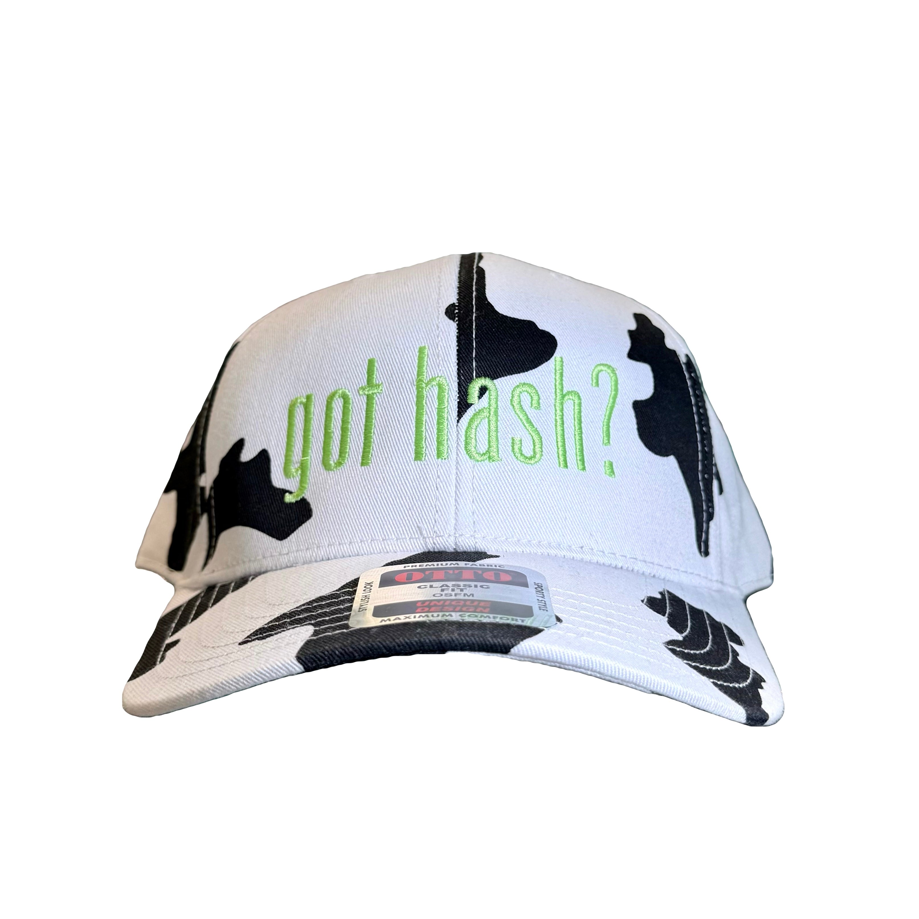 Baked Goods - "Got Hash?" Cow Print Hat