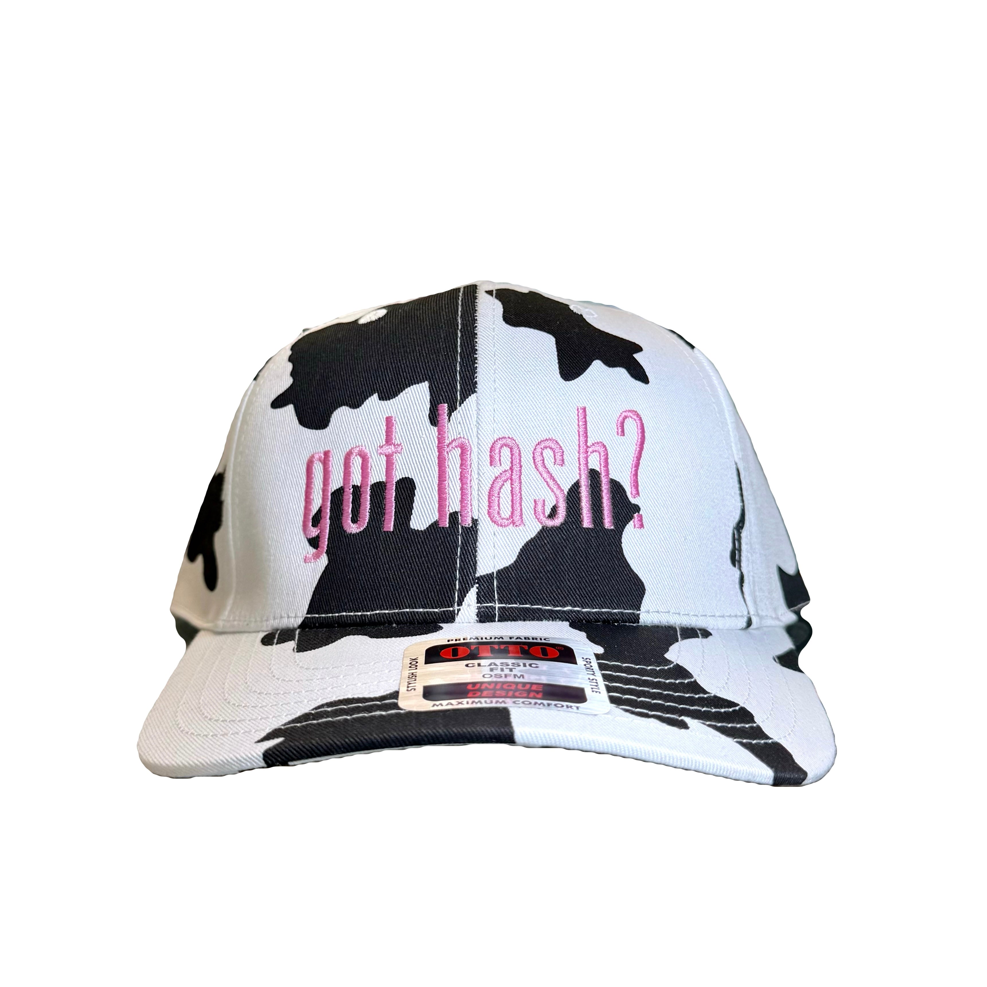 Baked Goods - "Got Hash?" Cow Print Hat