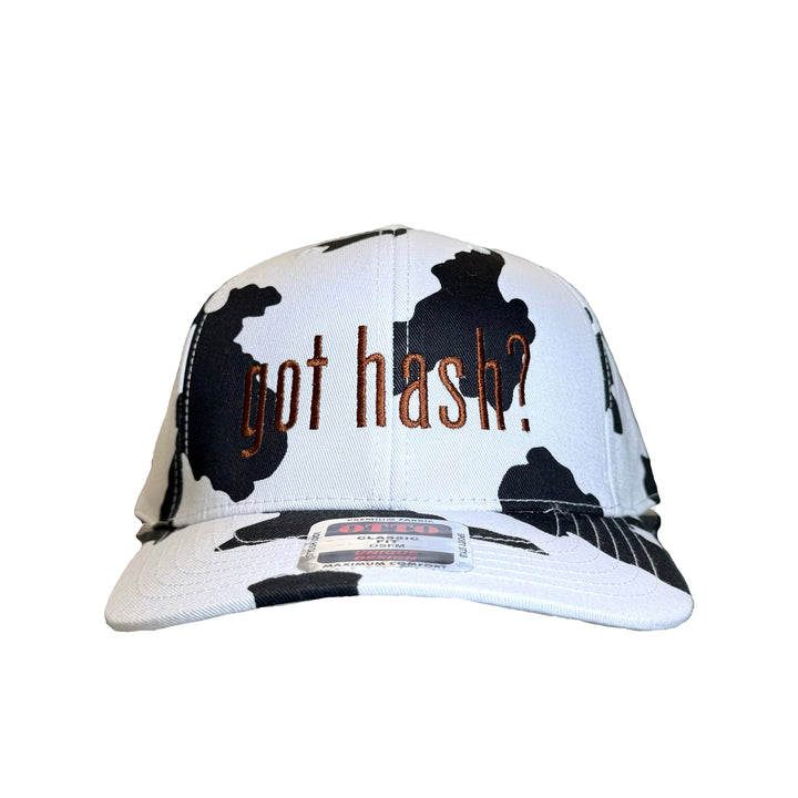 Baked Goods - "Got Hash?" Cow Print Hat