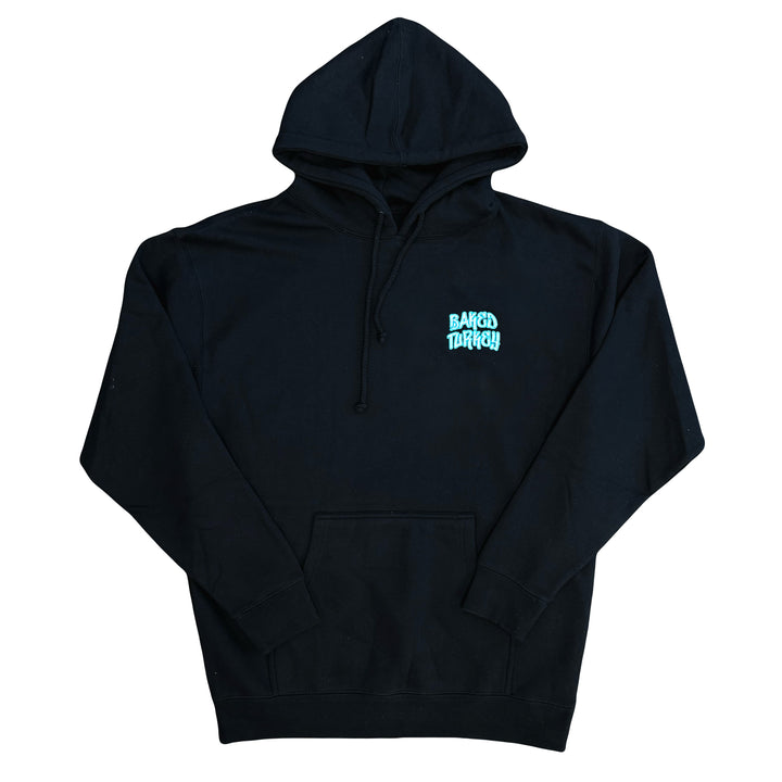 Baked Goods - Premium Handstyle Embroidered Hoodie - Teal Logo