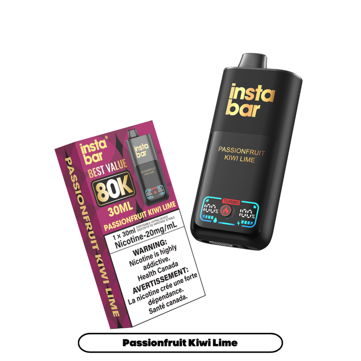 Insta Bar 80K - Passionfruit Kiwi Lime [MB]