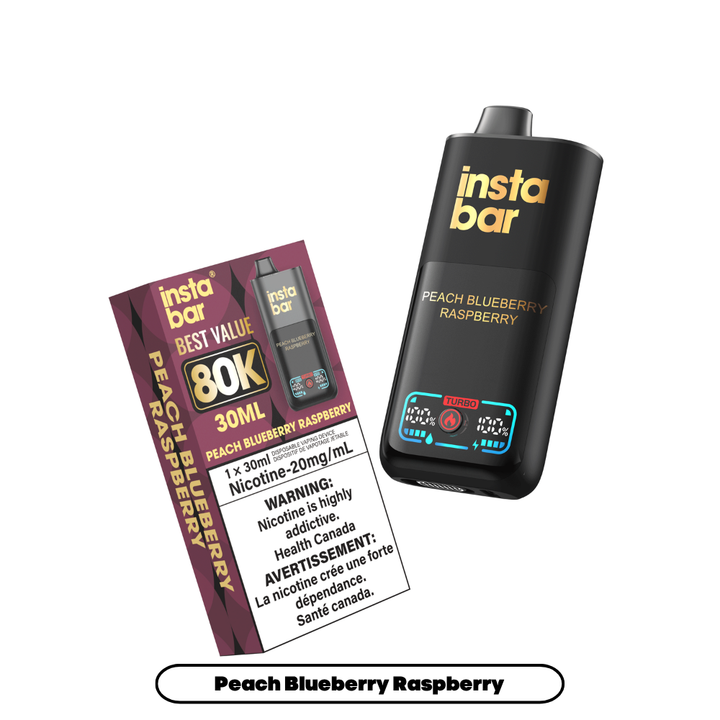 Insta Bar 80K - Peach Blueberry Raspberry [MB]