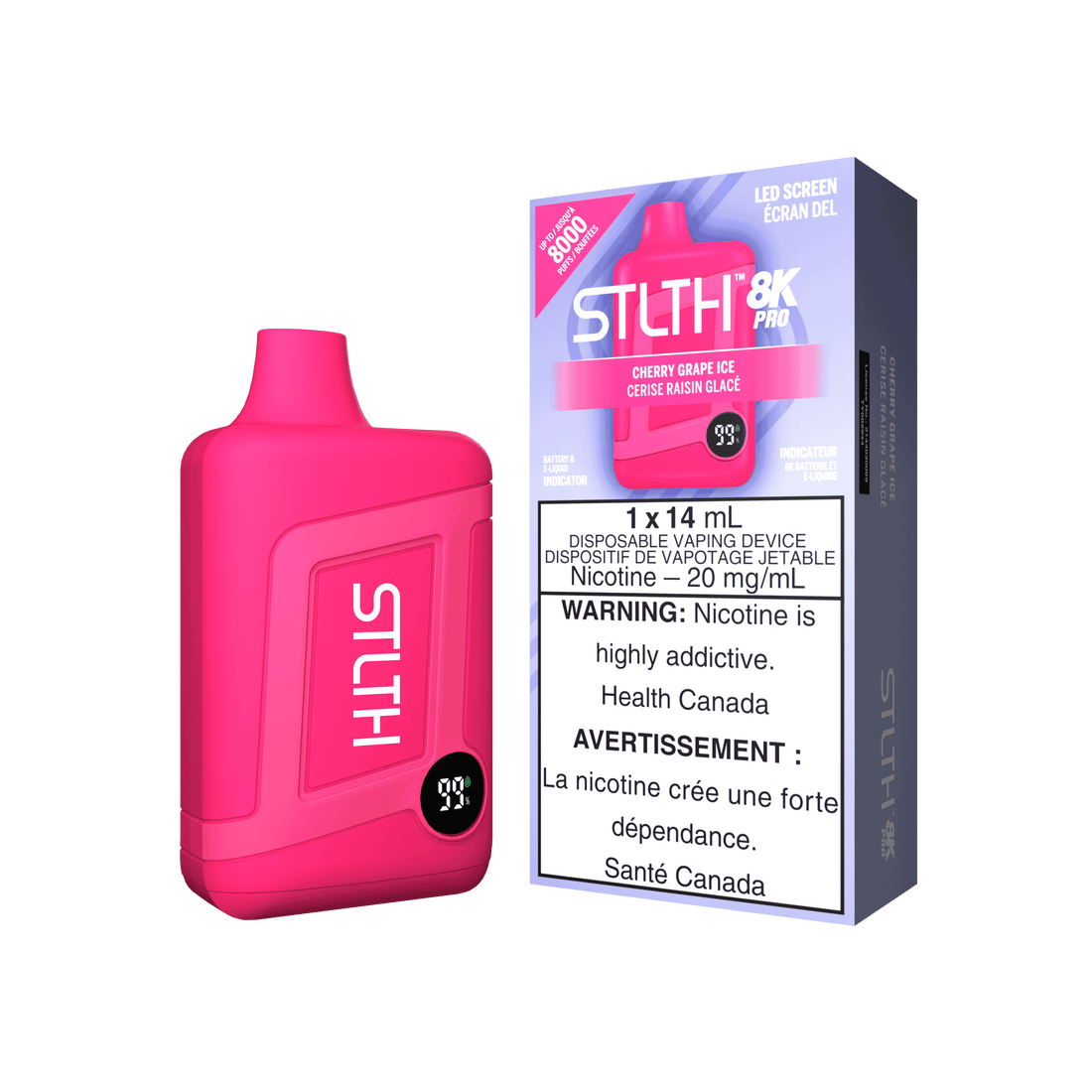 STLTH 8K PRO - Cherry Grape Ice
