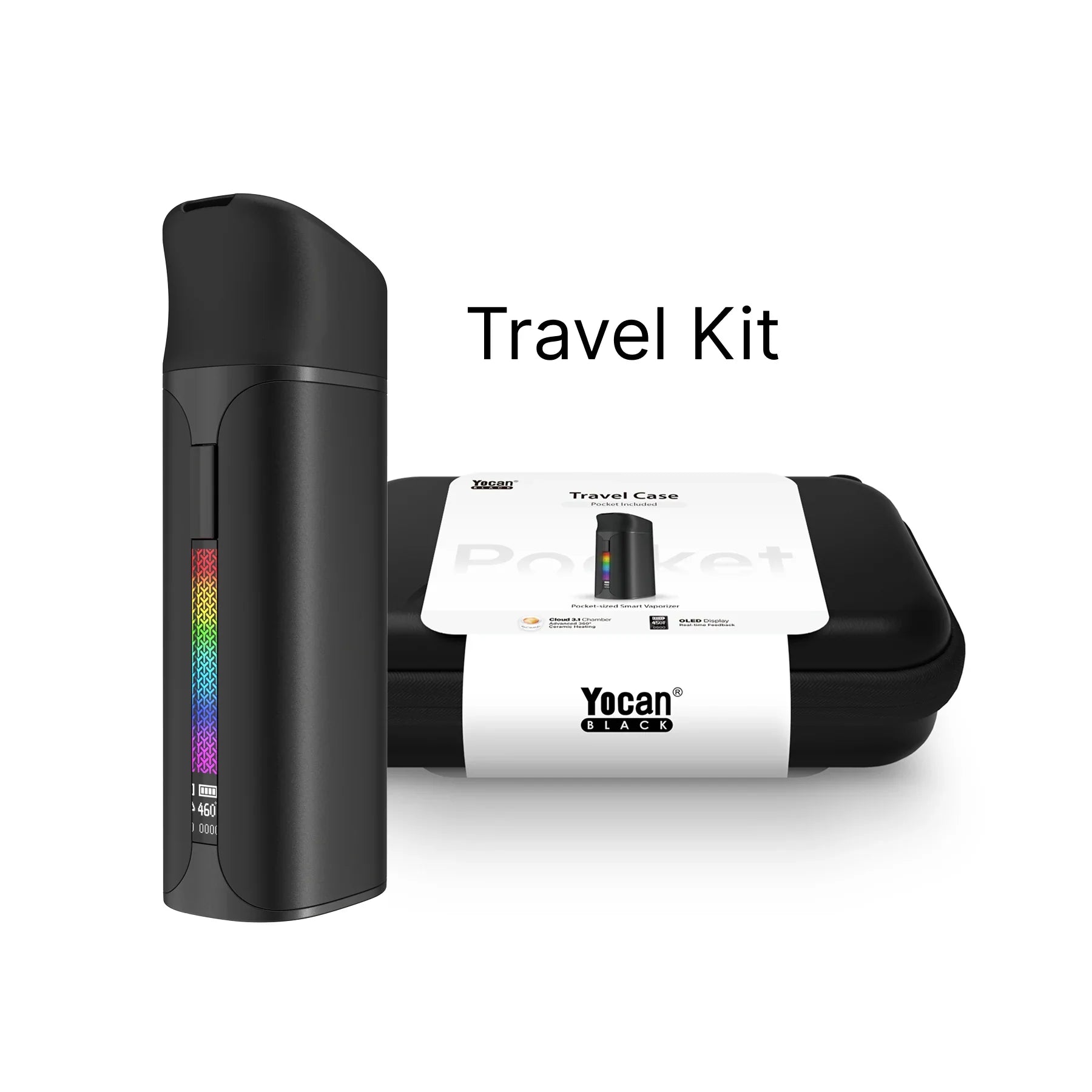 Yocan Black - Pocket - Full Travel Kit