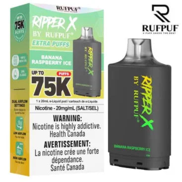 RufPuf Ripper X 75K - Banana Raspberry Ice [MB]
