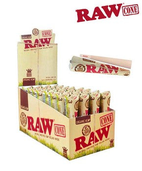 Raw - Organic Cones King Size (Pack of 3)