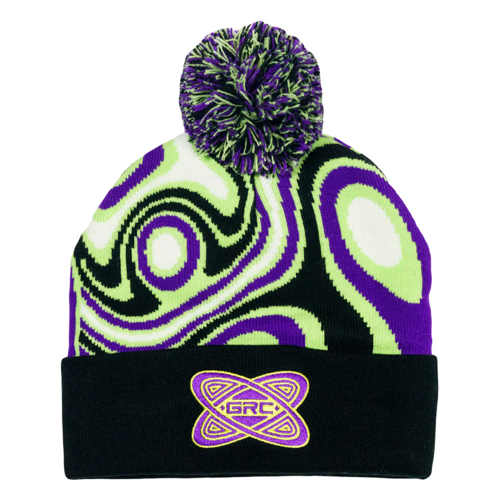 Grassroots - Hacked Seafoam Pom Beanie