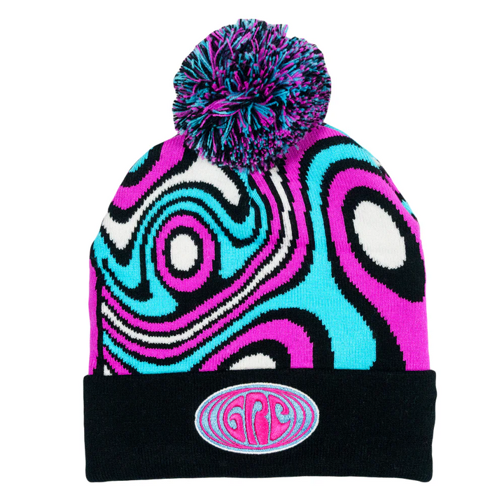 Grassroots - Outta Sight Blue Pom Beanie
