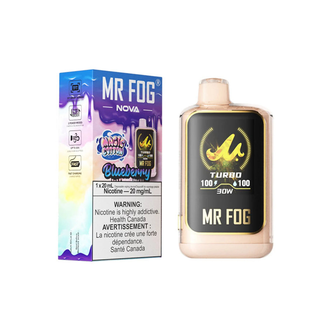 Mr Fog NOVA - Magic Cotton Blueberry [MB]