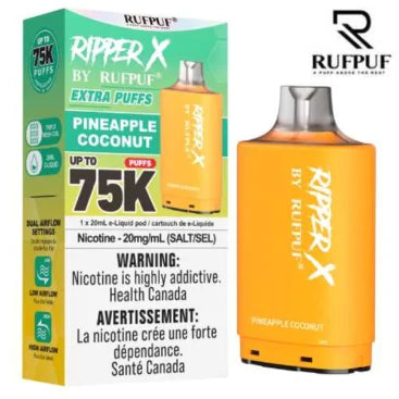 Rufpuf Ripper X 75K - Pineapple Coconut Ice | Cold Turkey Vape Shop
